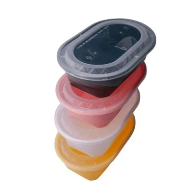 American Oval plast hádegisverðarbox